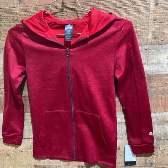 New With Tags Champion Duo Dry Boys Full Zip Tech Fleece Jacket Size Large 12/14 - Picture 1 of 6